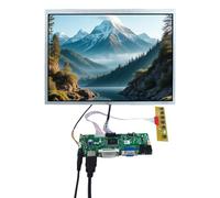 VSDISPLAY 12.1 inch 1024x768 4:3 300 nits IPS LCD Display and VGA DVI Audio LVDs Control Board