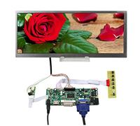 VSDISPLAY 12.3" HSD123KPW2-D10 1920X720 IPS DIY LCD Strip Bar Screen and VGA DVI LCD Controller Board NT68676