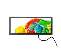VSDISPLAY 12.3 inch 12.3'' 1920x720 600nit IPS Portable LCD Monitor VS123ZJ01A,with HD-MI USB VGA Video Port,Dual Speakers, as DIY Stretched Bar Display