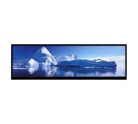 VSDISPLAY 12.6 Inch 1920x515 IPS LCD Monitor, for PC Secondary Screen, Y60 PC Case Internal CPU GPU Monitor with 9 Pin Cable & Brackets