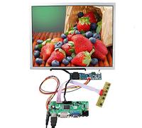 VSDISPLAY 15" 1000 nits Industrial Display,15 inch 1024x768 IPS LCD Screen | and H/D VGA DVI Audio LVDs Controller Board