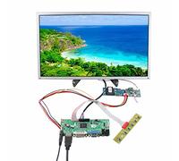 VSDISPLAY 15.6 inch 1366x768 1000 nits IPS LCD Screen with VGA DVI Audio Controller Board