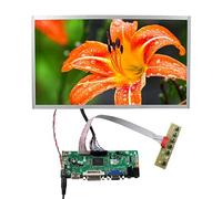 VSDISPLAY 15.6 inch 1920x1080 1000nit M156GWFA R0 IPS LCD Screen 30pin and VGA DVI Audio LVDs Controller Board