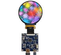 VSDISPLAY 2.8 inch 480X480 IPS 330nit Circle LCD Screen and mini 40 pins Controller Board