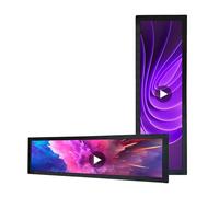 VSDISPLAY 28.6 Inch Digital Signage Commercial Display Advertising LCD Monitor Android7.1 IPS Screen 1920x540 for Store Supermarket Exhibition Marquee Display