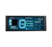 VSDISPLAY 6.86 Inch Computer Temp LCD Monitor 1280x480 IPS Mini Stretched Bar PC Case Screen Supports DIY CPU GPU RAM Data Theme,Black