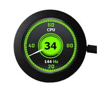 VSDISPLAY 7.4cm 2.1 inch 480X480 IPS 450nit LCD Round Monitor,mini Video Port,Micro USB Power,for DIY CPU GPU Temperature PC Case Display