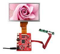 VSDISPLAY 7 inch 800X480 AT070TN92 TTL LCD Screen 50 pins and USB C 2USB mini Controller Board