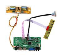 VSDISPLAY DP VGA Audio Controller Board for 17" 19" LTM170EX LTM170E8 LTM190E4 1280x1024 30pin 4CCFL lvds LCD Screen Panel
