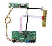 VSDISPLAY DP VGA Control Board for 15inch 1024x768 NL10276BC30-33D 20 pin 2CCFL Backlight Lvds Screen