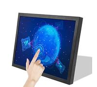 VSDISPLAY Industrial Touch Monitor with Dual Speakers,15 inch 1024x768 400nit IPS Resistive Touch Sensor LCD Screen with VGA DVI Video Input