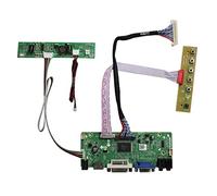 VSDISPLAY VGA DVI Audio LCD Controller Board for 21.5" 23.8" 1920x1080 30Pin LCD Screen T215HVN01.0 M215HW03 V1 V2 M215HGE-L23 M215HTN01.1 LM238WF5-SSA1 LM238WF5-SSA1 LM233 LM238WF5-SSA1 LM2338WF5
