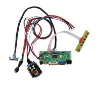 VSDISPLAY VGA DVI Audio LVDs Controller Board for 42 inch 1920x1080 LC420EUN-SDF1 IPS 51pins WLED LCD Large Screen,with 24V to12V DC Power Converter Board