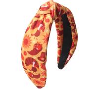 Vsdski Thanksgiving Headband Fall Maple Leaf Knotted Headbands for Women Wide Top Knot Hair Band Pumpkin Turkey Hair Hoop Autumn Harvest Hair Accessories (Style 4, routine)