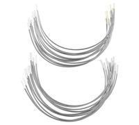 Vsenkes 12Pairs Carbon Steel Bra Wires, Heavy Gauge Sturdy Underwire for Bras - Replacement Sturdy Bra Supporters Sewing Supplies for D Cup E Cup, Sliver, For D E Cup