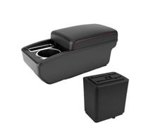 VSESTCDPB Armrest Storage Box Car Armrest Box Storage Box Accessories For Peugeot For Partner For Tepee(A1 Black red NO USB)