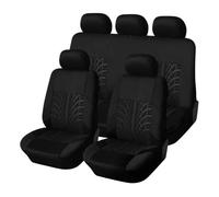 VSESTCDPB For Volvo C30 C70 S40 S60 S80 S90 V40 V50 V60 XC40 XC60 XC70 XC90 Car Seat Covers Seat Cushion Protector Car Seat Cover(Black,FULL SET)