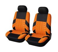 VSESTCDPB For Volvo C30 C70 S40 S60 S80 S90 V40 V50 V60 XC40 XC60 XC70 XC90 Car Seat Covers Seat Cushion Protector Car Seat Cover(Orange,2Pcs)