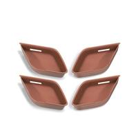 VSESTCDPB Inner Door Handle Bowl Decor Cover Trim For Mercedes For Benz C Class W206 S Class W223 GLC Class X254 E Class W214 EQE EQS Inside inner door handle(Brown,EQE EQS)