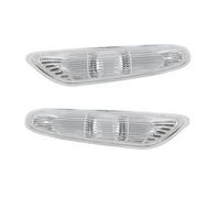 VSESTCDPB Side mirror indicator For E90 E82 E92 E46 E83 E60 Left Right Fender Lights Assembly Turn Signal Side Marker Light 63137253325 63137253326(White)
