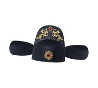 Vseutiac Chinese Opera Hat Antique Official Hat Men's Headwear Role Play Decorative Costume Accessory Made of for Party Stage Performance Studio Photo, Style C