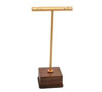 Vseutiac Earring Display Stand Earring Display Holder Earring Display Storage Rack for Earrings, Bracelet, Selling Showcase, Gold 11.5cm H