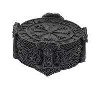Vseutiac Nordic Style Jewelry Box, Earring Organizer, Portable Compass, Knot Pattern for Table Decoration, Earrings