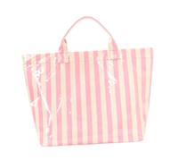 Vseutiac Shopping Bag, Casual for Shopping Or Studying, Beige Pink