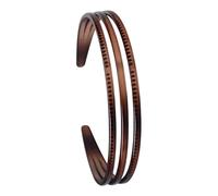 Vseutiac Three-row Headband for Women to Improve Your Hairstyle, Hard PP, Brown