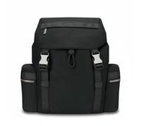 Vseutiac Unisex Travel Rucksack Outdoor Bag Backpack Multi Pocket Lightweight Water-Resistant Nylon 14L Suitable for school commuting day trips, Black, Black