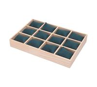 Vseutiac Watch and Jewelry Box, Multi-Purpose Storage Case, Chinese New Year Gift, 12 Compartments, Bracelet Organizer for, Green Pillow