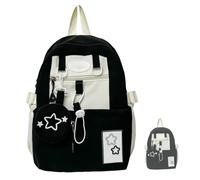 VSFJZJKJ Cream Star Drawstring Backpacks, 2025 New Rosy Posey Backpack, Large Capacity with Multiple Pockets, Stylish Drawstring Design, Durable and Waterproof