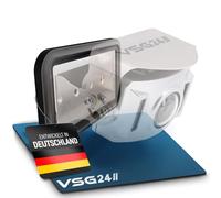 VSG 24 MAGBASE C1 Magnetic Plate for Reversing Cameras - Camera Mount without Drilling, with Paint Protection Rubber, Removable Without Residue, Low Vibration for Trailers, Vans, Trucks & Machines