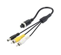 VSG24 93003-4 Pin Reversing Monitor Adaptor Cable RCA Adaptor 12 V - 24 V