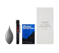 VSGO 4-in-1 Camera Cleaning Kit for Canon, Nikon, Sony DSLR Cameras, Air Blower, Lens Brush Pen, Microfiber Cloths (VS-A13E)