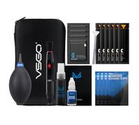 VSGO All-in-One Camera Cleaning Kit for Full Frame Sensor Cameras (24mm) Compatible with Canon, Nikon, Sony, Pentax & DSLR, Includes CMOS Swabs, Lens Pen, Air Blower & More (DKL-20F)