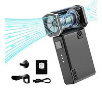 VSGO Electronic Air Blower Portable Rechargeable Compressed Air Duster 100000 RPM Palm Turbo Blower Handheld Vacuum for Car, Camera, Lens, Keyboard, Laptop and Drone Cleaning