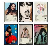 VSGWPACF Beabad Poster oobee (Set of 6) Album Cover Posters Music Canvas Posters for Bedroom Wall Art Decor Posters & Prints 08x12inch(20x30cm) Style-5