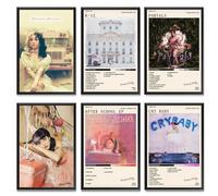 VSGWPACF Melanie Poster Martinez (Set of 6) Album Cover Posters Music Canvas Posters For Bedroom Aesthetic Wall Art Posters & Prints 08x12inch(20x30cm) Style-2