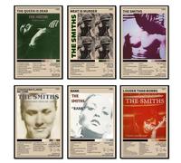 VSGWPACF The Poster Smiths (Set of 6) Album Cover Posters Music Canvas Posters for Bedroom Wall Art Decor Posters & Prints 08x12inch(20x30cm) Style