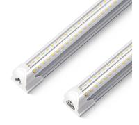 VShape LED Shop Light for Garage, T8, 3FT, 30W, 4680LM, 5000K, 2 Pack