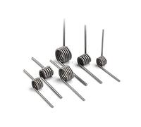 VShape Steel Compression Spring,5pcs 2.5mm Wire Diameter Torsion Spring Outer Diameter 13mm-20mm 90/180 Degree Spring(2.5x17x55mm 90 Degree)