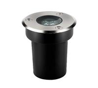 VSHENG Embedded Landscape Lights Outdoor Underground Light IP66 Waterproof AC85-265V Recessed Ground Light for Garden Pathway Patio Driveway Step Deck Buried Light(Red,36W-AC85-265V)
