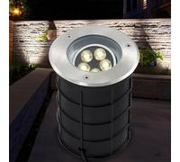 VSHENG Recessed Landscape Light LED In Ground Light IP66 Waterproof AC85-265V Outdoor Buried Lights for Pathway Deck Step Garden Fences Path Ground Light(Red,15W-ACC85-265V)