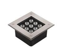 VSHENG Square Ground Light Outdoor LED Buried Lights IP66 Waterproof AC85-265V Recessed Underground Light For Garden Lawn Patio Yard Path Landscape Lights(Purple,24W)
