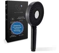 Vshower Pro Filtered Shower Head for Hard Water -Removes Chlorine, High Pressure Showerhead with 5 Spray Modes - Reduce Dry Skin & Hair Damage - Water Softening-Easy Install (Black)