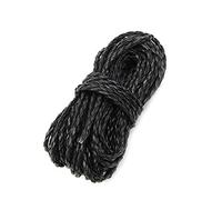 vsilay 9M Black Leather Braided String Cord Chain 3MM Necklace Rope For Jewelry