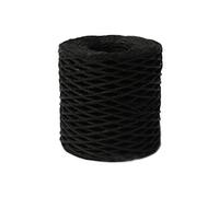vsilay Cotton Raffia Straw Yarn - Colorful Yarn for DIY Crafts, Knitting, Crochet, Sun Hats & Bags - 150m Length, 3mm Recommended