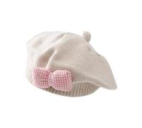 vsilay Cute Baby Girl Knitted Beret Soft & Comfortable Hat Stylish Infant Girl Beret Hat Perfect for Outdoor Activities Gift