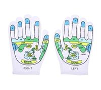 vsilay Hand Acupoint Massager Gloves for Hand Spa Tired Release Elastic Acupressure Reflexology Gloves with ExfoliatingTexture